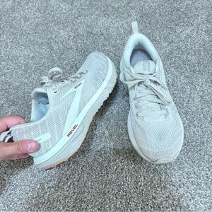 Brooks Light Gray Running Shoes